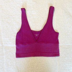 Out From Under Hailey Seamless Plunge Bra Top
